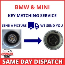 LOCKING WHEEL NUT KEY SECURITY MASTER BOLT MATCHING SERVICE UK FOR BMW & MINI