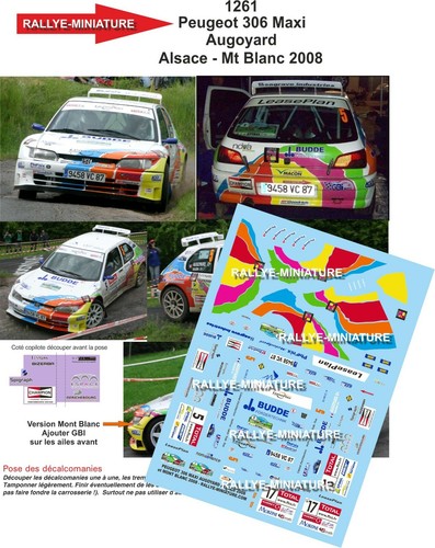 Decals ref 1261 peugeot - 1261,