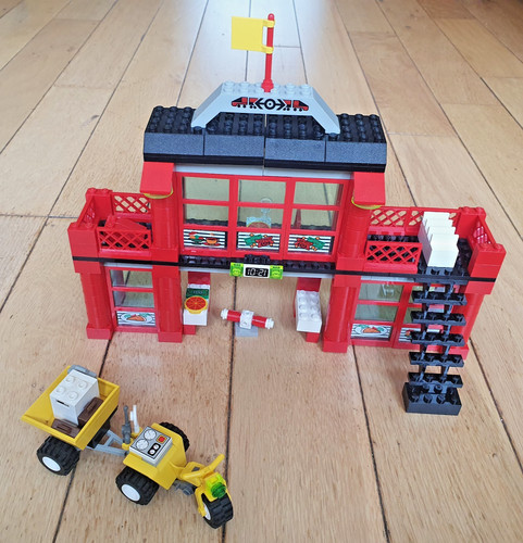 Lego train station - station, &