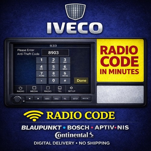 Iveco radio unlock - iveco, |