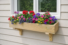Wooden Window Boxes with