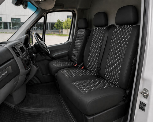 Seat covers black - 2+1,
