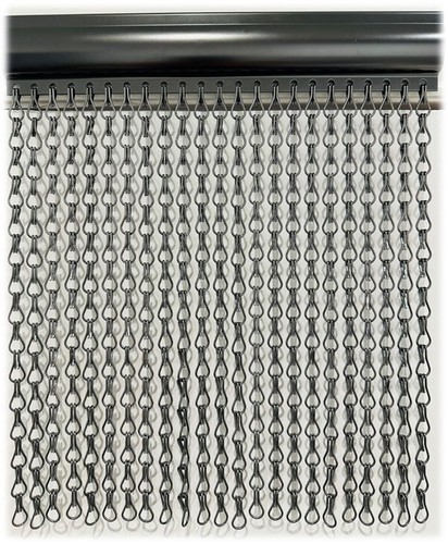 Grey wide double hook chain - double,