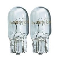 Front Side Light Bulbs - Pair W5W 12v 5w T10 Capless (SD501) Fit Mazda