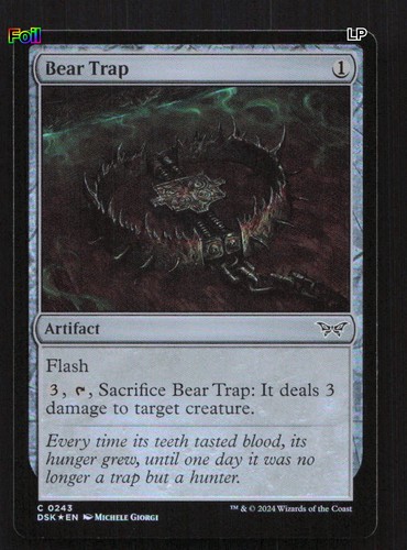 Bear trap foil 243 - trap,