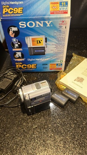 Sony handycam dcr pc9e minidv - sony, dcr-pc9e