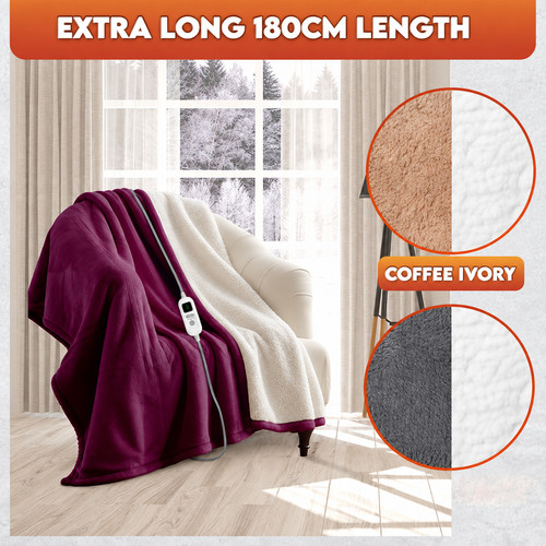 Heated electric blanket - heated, throw