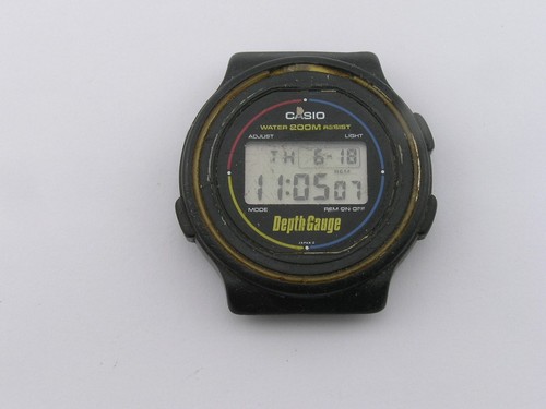 Casio depth gauge - casio,