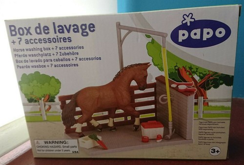 Papo 60116 horse washing box - washing,
