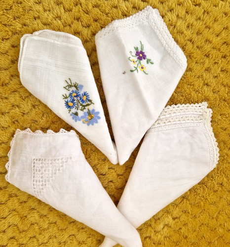 Vintage antique hankies - antique,