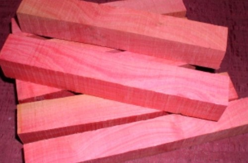 Pink ivory pen blank - x,