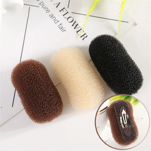 2pcs hair clips sponge bump - 2pcs,