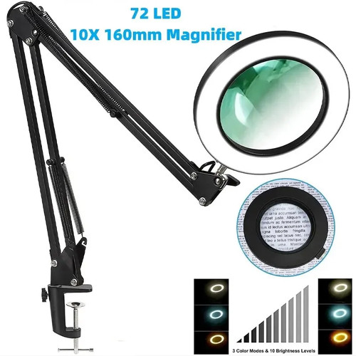Led illuminated magnifier - illuminated,