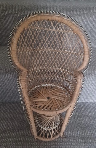 Vintage boho peacock chair - vintage,