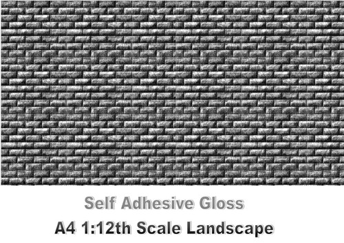 Dolls house wallpaper stick - wallpaper,