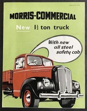 MORRIS COMMERCIAL 1½ TON TRUCK Sales Brochure JUN 1954 #H.5449