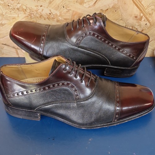 Men two tone brown black - two,