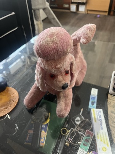 Vintage pink poodle radio - pink,