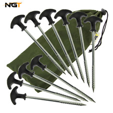 10 x NGT Bivvy Pegs Heavy Duty