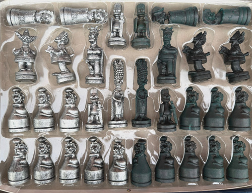 The simpsons chess antique - chess,