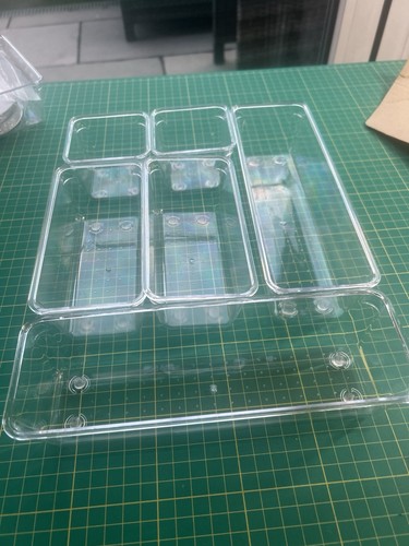 Perspex storage boxes - boxes, for