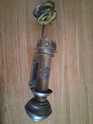 Vintage brass carriage candle - vintage,