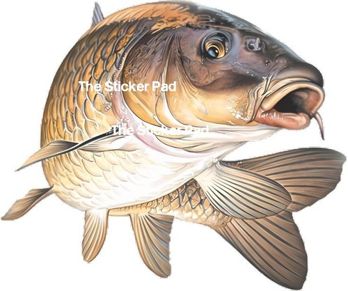 Vinyl sticker carp coarse - sticker,
