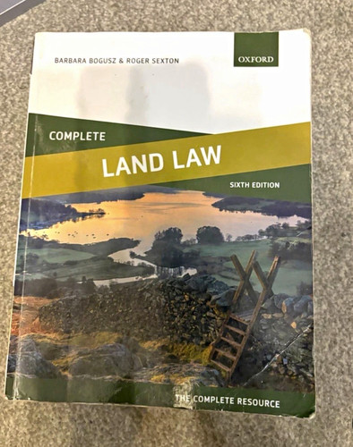 Oxford complete land law 6th - land,
