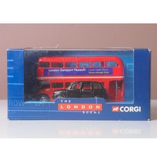 Corgi 60029, London Scene, Routemaster Bux & TX1 Taxi, Transport Musuem, 2000