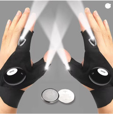 LED Half Finger Glove for Men