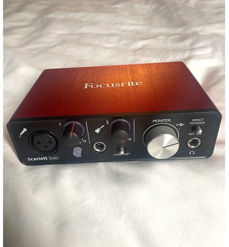 Faulty focusrite scarlett - faulty,