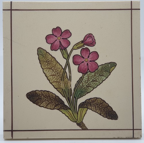 Antique fireplace tile hand - fireplace,