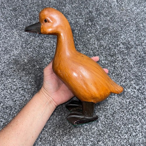Vintage hand carved wooden - carved,