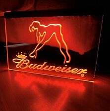 Budweiser sexy Bud Led Neon Light Up Sign Bar Pub Man Cave Sport Gift Advertise