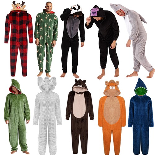 Mens boys fleece 1onesie - mens,