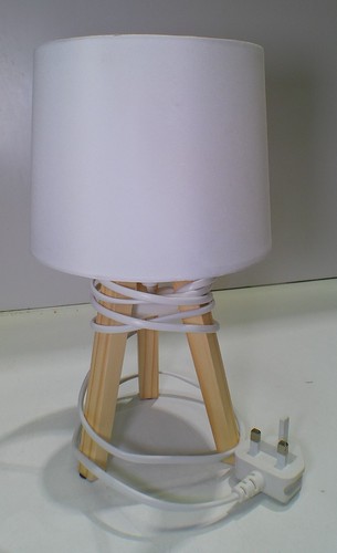 Argos home pine mini tripod - home,