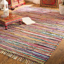 ⭐ Chindi Rag Rug Recycled