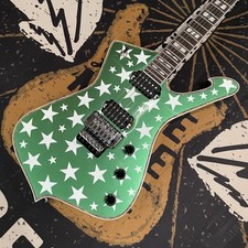 Green Electric Guitar Star