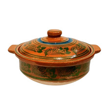 Clay Pot Handi Cooking Biryani Chicken Open Fire Gas Top With Lid 34cm 5L