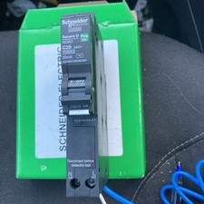 Schneider QOVs QOE 20A 20 Amp RCBO C20 QO120C10RCBO30F Square D 30mA  