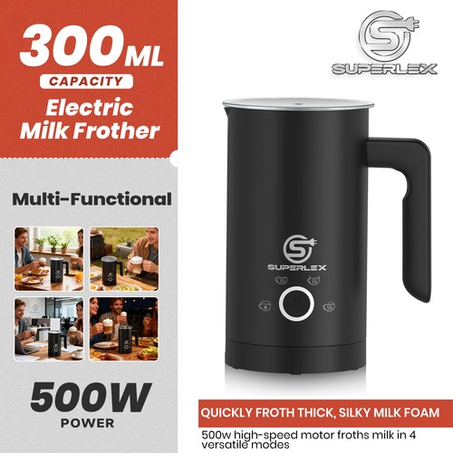 Superlex 4in1 milk frother - 4in1,