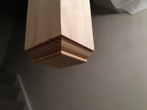 Solid oak newel cap - newel, fence