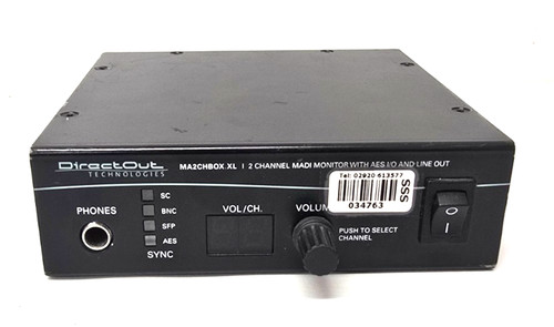 Direct out ma2chbox - ma2chbox.xl, madi