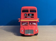Disney Cars 2 Diecast London Routemaster Double Decker Bus VGC
