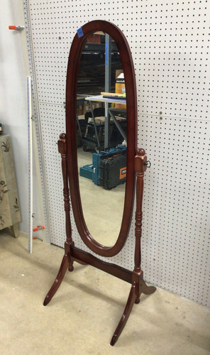 Oval cheval floor mirror - oval,