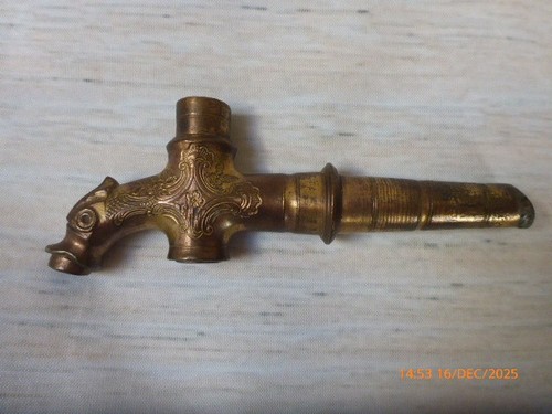 Vintage brass tap basin - vintage, tank