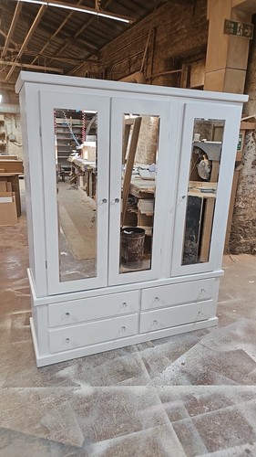 Handmade white triple - handmade, wardrobe