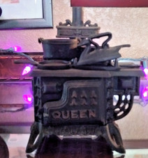 Antique QUEEN Cast Iron