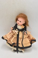 Antique German Armand Marseille Bisque Head Doll 390 C 1920s 20cm