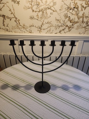 Iron candle holder - iron, tier